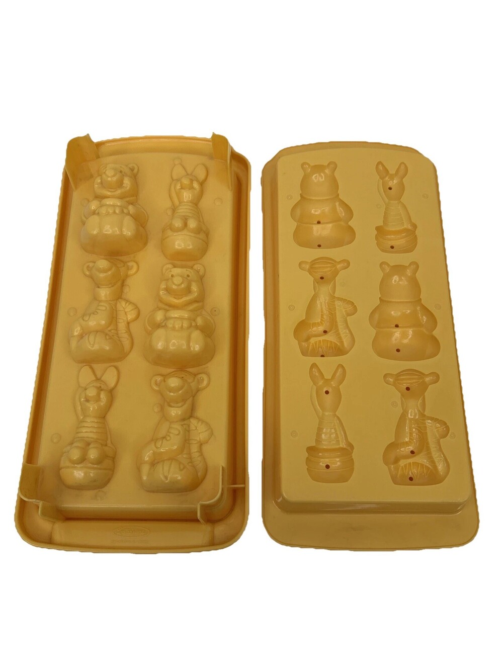 Vintage Lustro Ware Disney 3D Ice Tray Winnie The Pooh Tigger Piglet Rare